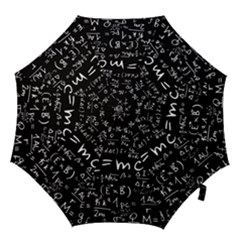 Science Einstein Formula Mathematics Physics Hook Handle Umbrellas (large) by danenraven