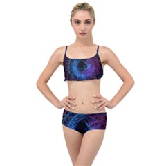 Symmetry Awesome 3d Digital Art Graphic Pattern Vortex Layered Top Bikini Set by danenraven