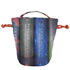 Vintage Collection Book Drawstring Bucket Bag by Jancukart