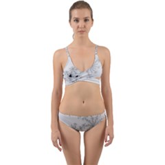 Mandelbrot Apple Males Mathematics Wrap Around Bikini Set by Jancukart