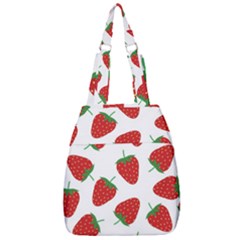 Seamless-pattern-fresh-strawberry Center Zip Backpack by Jancukart