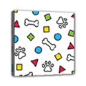 Dog Paw Seamless Pattern Footprint Bone Mini Canvas 6  x 6  (Stretched) View1