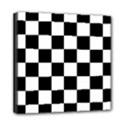 Chess board background design Mini Canvas 8  x 8  (Stretched) View1