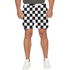 Chess Board Background Design Men s Runner Shorts by Wegoenart