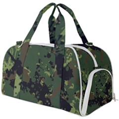 Military-background-grunge-style Burner Gym Duffel Bag by Wegoenart