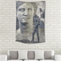 Men Taking Photos Of Greek Goddess Small Tapestry View2