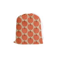 Cute Pumpkin Drawstring Pouch (medium) by ConteMonfrey