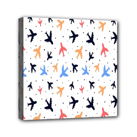 Sky Birds - Airplanes Mini Canvas 6  X 6  (stretched) by ConteMonfrey