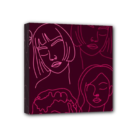 Im Only Woman Mini Canvas 4  X 4  (stretched) by ConteMonfrey