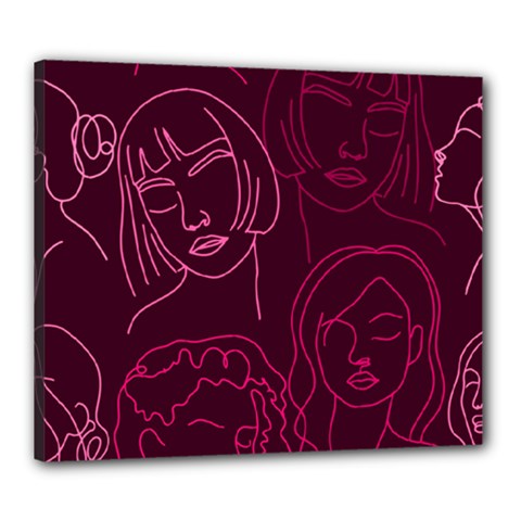 Im Only Woman Canvas 24  X 20  (stretched) by ConteMonfrey