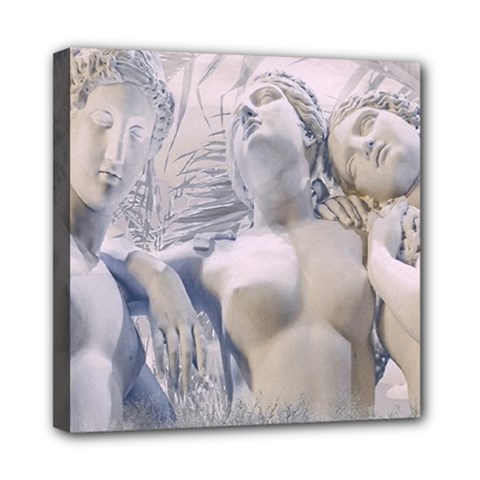 Three Graces Collage Artwork Mini Canvas 8  X 8  (stretched) by dflcprintsclothing