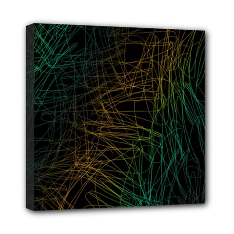 Background Pattern Texture Design Mini Canvas 8  X 8  (stretched) by Ravend