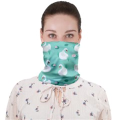 Elegant Swan Seamless Pattern Face Covering Bandana (adult) by Wegoenart