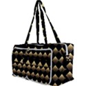 Golden Chess Board Background Multi Function Bag View3