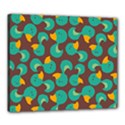 Vector-illustration-seamless-pattern-with-cartoon-duck Canvas 24  x 20  (Stretched) View1