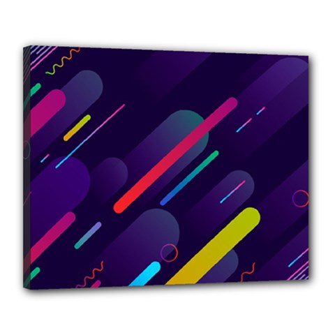 Colorful-abstract-background Canvas 20  X 16  (stretched) by Wegoenart