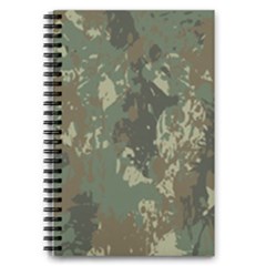 Camouflage-splatters-background 5 5  X 8 5  Notebook by Wegoenart
