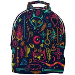 Sketch-graphic-illustration Mini Full Print Backpack by Wegoenart