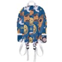 Missile Pattern Zip Bottom Backpack View3