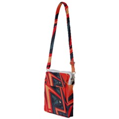 Graffiti Detail Wallpaper Texture Background Multi Function Travel Bag by Wegoenart