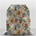 Tattoo Pattern Drawstring Bag (Small) View1