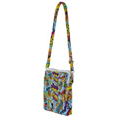 Comic Elements Colorful Seamless Pattern Multi Function Travel Bag by Wegoenart