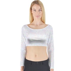 Computer Cyber Circuitry Circuits Electronic Long Sleeve Crop Top by Jancukart