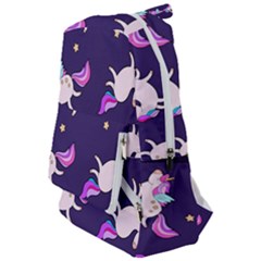 Fantasy Fat Unicorn Horse-pattern Fabric Design Travelers  Backpack by Wegoenart
