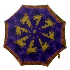 Landscape Illustration Night Light Hook Handle Umbrellas (large) by Wegoenart
