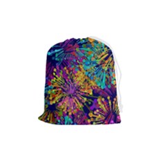 Illustration Graphics Design Art Drawstring Pouch (medium) by Wegoenart