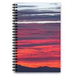 Morning Glow Dawn Sky Clouds 5 5  X 8 5  Notebook by Wegoenart