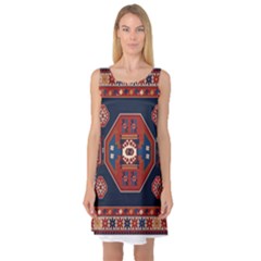 Armenian Carpet Sleeveless Satin Nightdress by Gohar