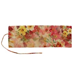 Seamless Pattern Textile Surface Luxury Vintage Roll Up Canvas Pencil Holder (m) by Wegoenart