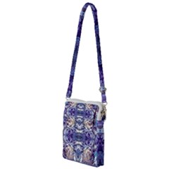 Amethyst Repeats Multi Function Travel Bag by kaleidomarblingart