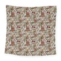 Architecture ornaments Square Tapestry (Large) View1
