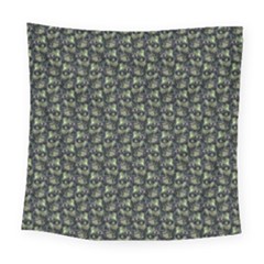 Robot Skull Extreme Close Up Square Tapestry (large) by dflcprintsclothing