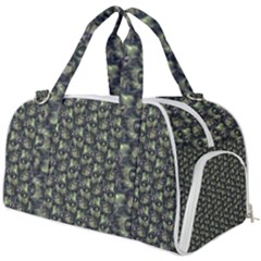 Robot Skull Extreme Close Up Burner Gym Duffel Bag by dflcprintsclothing