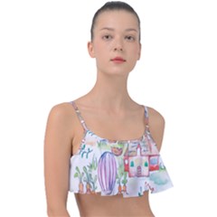 Easter Village  Frill Bikini Top by ConteMonfrey