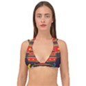 Game lover Easter - Two joysticks Double Strap Halter Bikini Top View1