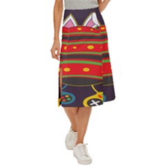 Game Lover Easter - Two Joysticks Midi Panel Skirt by ConteMonfrey
