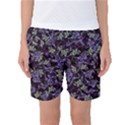 Abstract Collage Random Pattern Women s Basketball Shorts View1