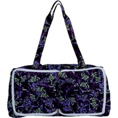 Abstract Collage Random Pattern Multi Function Bag by dflcprintsclothing