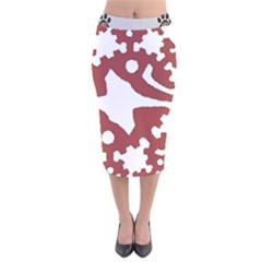 Im Fourth Dimension Instaforex Velvet Midi Pencil Skirt by imanmulyana