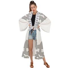 Im Fourth Dimension Black Instaforex  Maxi Kimono by imanmulyana