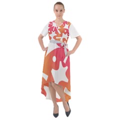 Im Fourth Dimension Space Front Wrap High Low Dress by imanmulyana