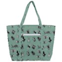 Insects pattern Zip Up Canvas Bag View3