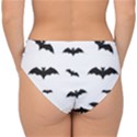 Bat pattern Double Strap Halter Bikini Bottom View2