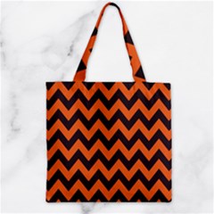 Halloween  Zipper Grocery Tote Bag by Valentinaart