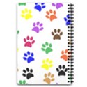 Pawprints 5.5  x 8.5  Notebook View2
