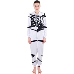 Frida Kahlo  Hooded Jumpsuit (ladies) by Sobalvarro